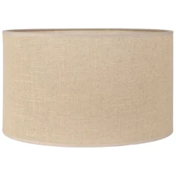 Fabrique de Styles Abat-jour>Abat jour en coton et lin h24cm - Ter-Bohem Beige