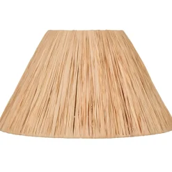 Fabrique de Styles Abat-jour>Abat-jour conique en raphia d30cm Naturel