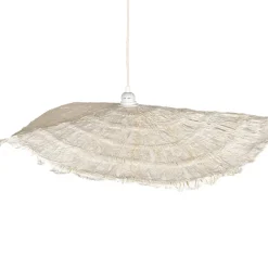 Fabrique de Styles Suspensions>Abat-jour pour suspension blanc non électrifié d78cm - Louisette Naturel