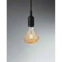 Fabrique de Styles Ampoules Et Cordons Électriques>Ampoule fil e diamant Ambre