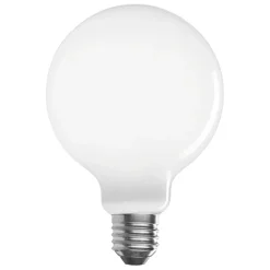 Fabrique de Styles Ampoules Et Cordons Électriques>Ampoule led filament globe - 9 w. 1000 lm. e27. g95. Opaline