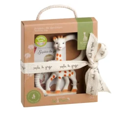 Fabrique de Styles Jouets>Anneau dentition so'pure souple - Sophie la girafe Beige