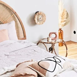 Fabrique de Styles Appliques>Applique non electrique en raphia d25cm - cuzco Naturel