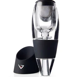 Fabrique de Styles Accessoires Vin Et Cocktails>Aérateur à vin rouge et transparent - Vinturi Noir