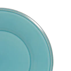 Fabrique de Styles Assiettes>Assiette à dessert en faïence d23.5cm - constance Turquoise