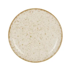 Fabrique de Styles Assiettes>Assiette à dessert d20.5cm en faience - lisere Beige