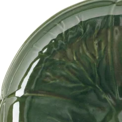 Fabrique de Styles Assiettes>Assiette à dessert chou en grès d21cm Vert