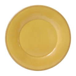 Fabrique de Styles Assiettes>Assiette à dessert en faïence d23.5cm - constance Moutarde