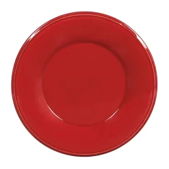 Fabrique de Styles Assiettes>Assiette à dessert en faïence d23.5cm - constance Rouge