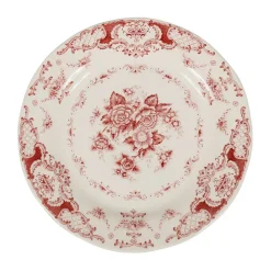 Fabrique de Styles Assiettes>Assiette à dessert en faience d20cm - clothilde Bordeaux