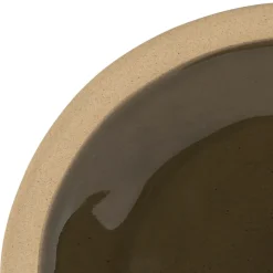 Fabrique de Styles Assiettes>Assiette à dessert en grès d21.5cm - Jade Kaki