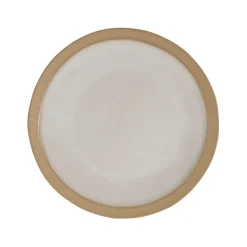 Fabrique de Styles Assiettes>Assiette à dessert en grès d21.5cm - Jade Blanc
