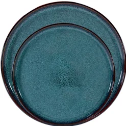 Fabrique de Styles Assiettes>Assiette à dessert en grès d20cm - Volga Bleu