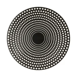 Fabrique de Styles Assiettes>Assiette à dessert en grès pois d20.5cm - galaxy Noir