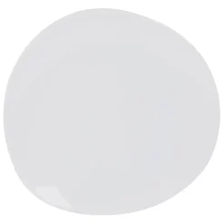 Fabrique de Styles Assiettes>Assiette à dessert en porcelaine d22cm - Galet Blanc