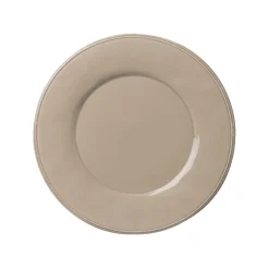 Fabrique de Styles Assiettes>Assiette a dessert en faïence d23.5cm - constance Mastic