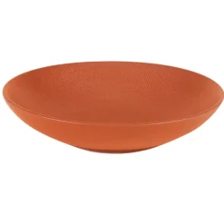Fabrique de Styles Assiettes>Assiette calotte en gres d25cm - vesuvio Terracotta