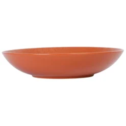 Fabrique de Styles Assiettes>Assiette calotte en gres d25cm - vesuvio Terracotta