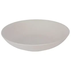 Fabrique de Styles Assiettes>Assiette calotte en grès d25cm - Vesuvio Blanc