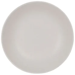Fabrique de Styles Assiettes>Assiette calotte en grès d25cm - Vesuvio Blanc