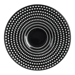 Fabrique de Styles Assiettes>Assiette calotte en grès pois d19cm - galaxy Noir