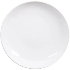 Fabrique de Styles Assiettes>Assiette calotte en porcelaine d21.5cm - selena Blanc