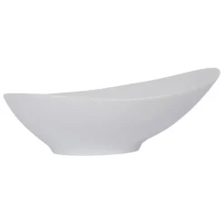 Fabrique de Styles Assiettes>Assiette calotte en porcelaine d19cm - Galet Blanc