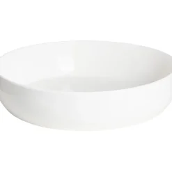 Fabrique de Styles Assiettes>Assiette creuse en porcelaine he d19.5cm - Stockholm Blanc