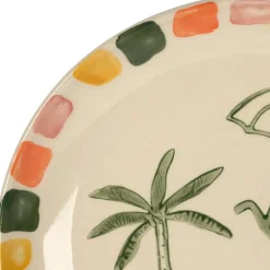 Fabrique de Styles Assiettes>Assiette de dessert en grès d20.5cm - Dolce Vita Multicolore