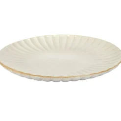Fabrique de Styles Assiettes>Assiette de présentation en céramique d32cm - Vlora Beige