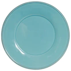 Fabrique de Styles Assiettes>Assiette plate en faïence d28.5cm - constance Turquoise