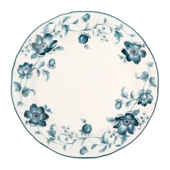 Fabrique de Styles Assiettes>Assiette plate en faïence d26cm - Margaux Bleu
