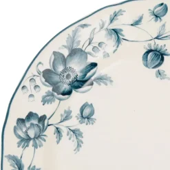 Fabrique de Styles Assiettes>Assiette plate en faïence d26cm - Margaux Bleu