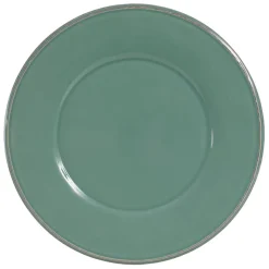 Fabrique de Styles Assiettes>Assiette plate en faïence d28.5cm - constance Sauge