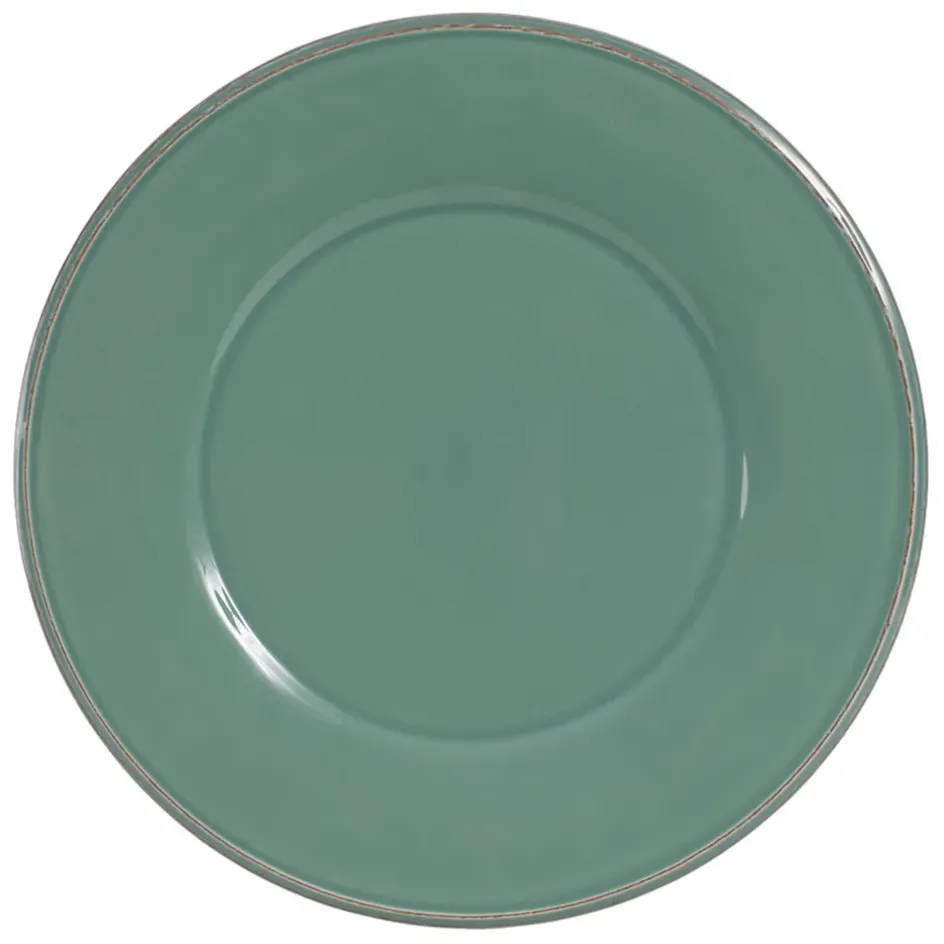 Fabrique de Styles Assiettes>Assiette plate en faïence d28.5cm - constance Sauge