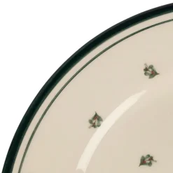 Fabrique de Styles Assiettes>Assiette plate en faïence d27cm - Leonie Vert Foncé
