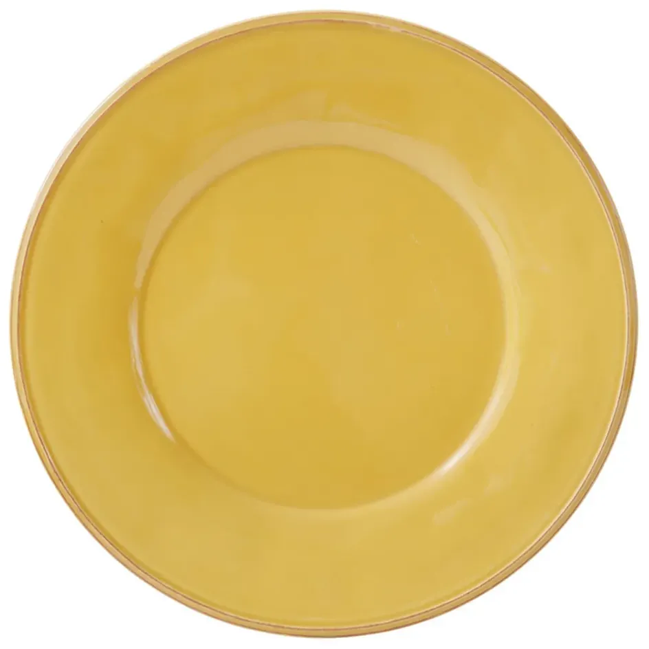 Fabrique de Styles Assiettes>Assiette plate en faïence d28.5cm - constance Moutarde