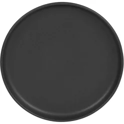 Fabrique de Styles Assiettes>Assiette plate en gres d28cm - Uno Noir
