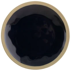 Fabrique de Styles Assiettes>Assiette plate en grès d28cm - Jade Bleu Marine