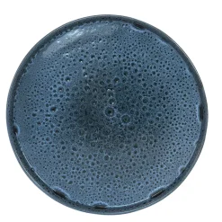 Fabrique de Styles Assiettes>Assiette plate en grès d27cm - Abysses Bleu