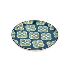 Fabrique de Styles Assiettes>Assiette plate en grès d26cm - imany Bleu