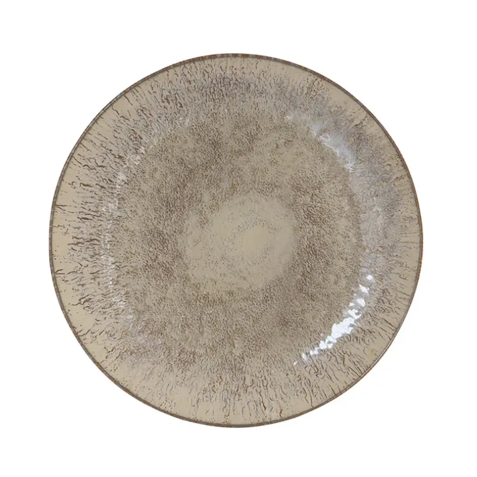 Fabrique de Styles Assiettes>Assiette plate en grès d27cm - Akaris Brun