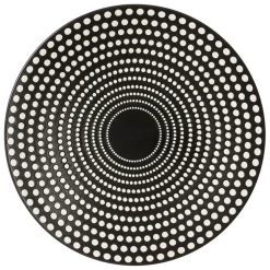 Fabrique de Styles Assiettes>Assiette plate en grès pois d27cm - galaxy Noir