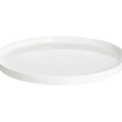 Fabrique de Styles Assiettes>Assiette plate en porcelaine he d26cm - Stockholm Blanc