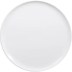Fabrique de Styles Assiettes>Assiette plate en porcelaine d26.5cm - selena Blanc