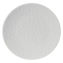 Fabrique de Styles Assiettes>Assiette plate en porcelaine he d27cm - Oasis Blanc