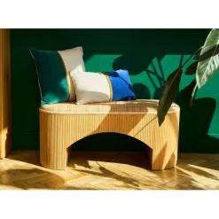 Fabrique de Styles Bancs Et Banquettes>Banc en rotin et bambou - Tamba Naturel