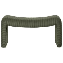 Fabrique de Styles Bancs Et Banquettes>Banc en velours côtelé - Minimal Vert