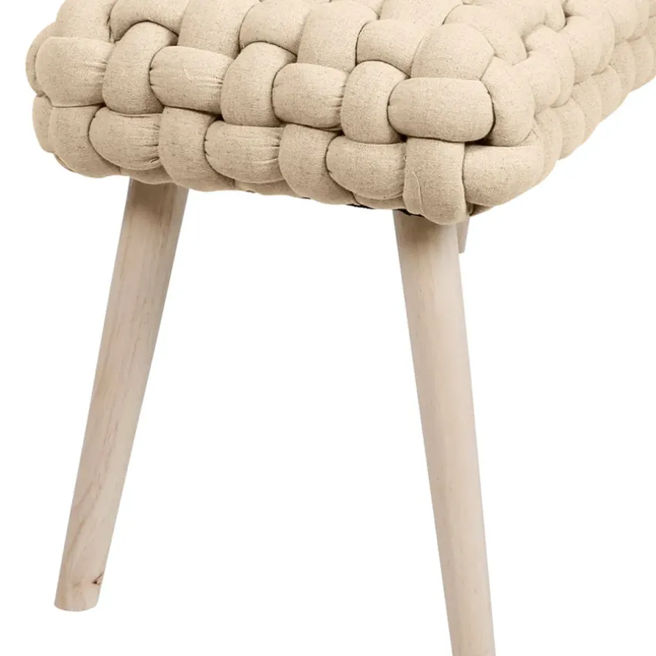 Fabrique de Styles Bancs Et Banquettes>Banc en tissu et pin - Element Naturel