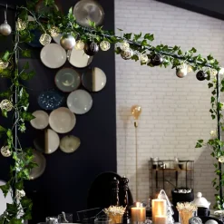 Fabrique de Styles Déco À Suspendre Et Adhésive>Barre décorative de table ajustable Noir